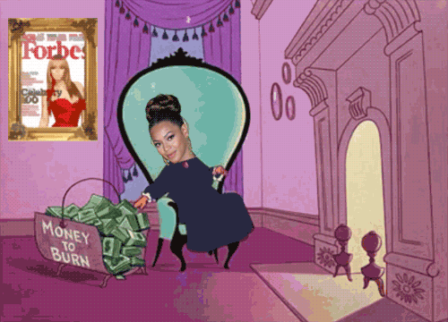Beyonce money soldi