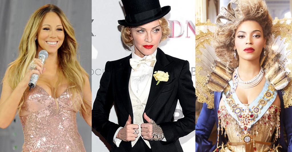 Mariah Carey Beyonce Madonna Elton richest popstar Britney