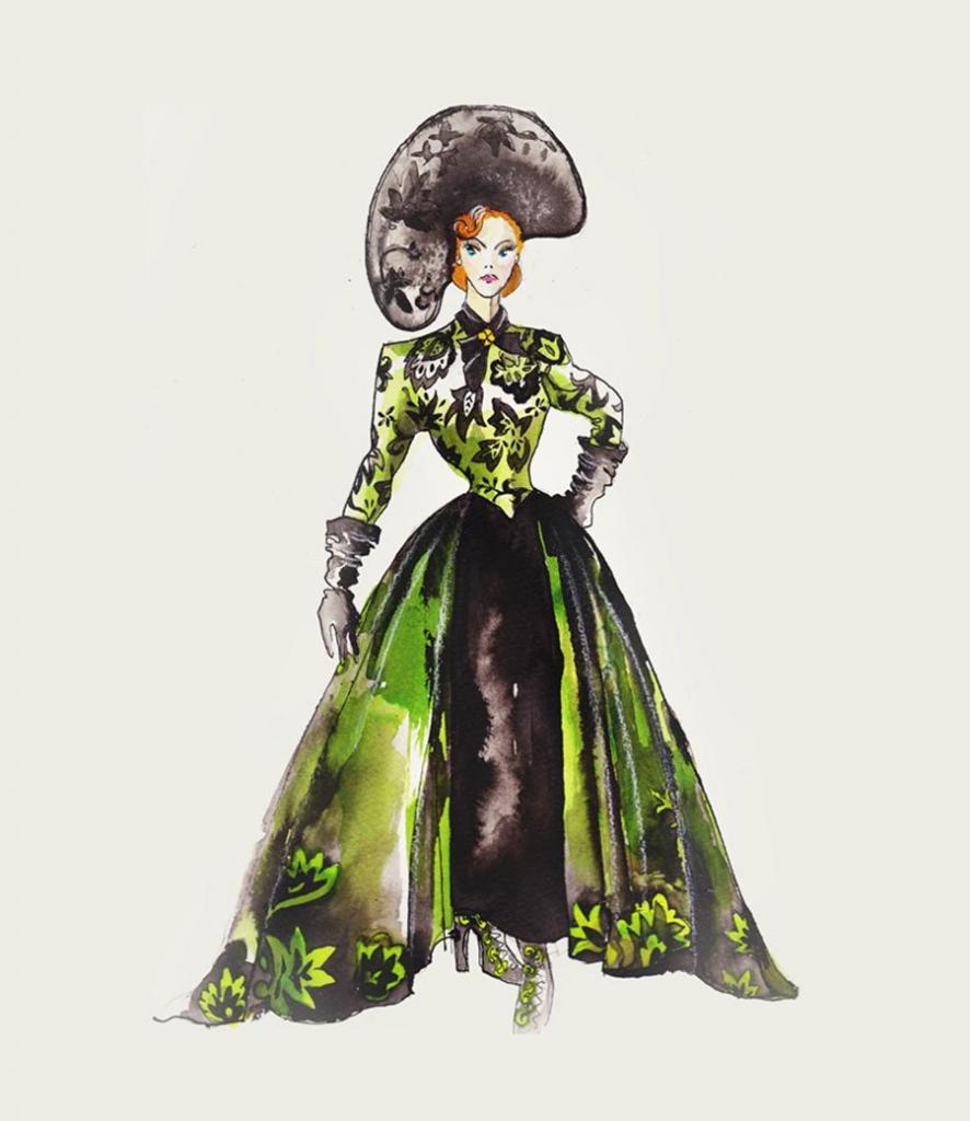 Cate-Blanchett-Madrasta-Vestido02-desenho