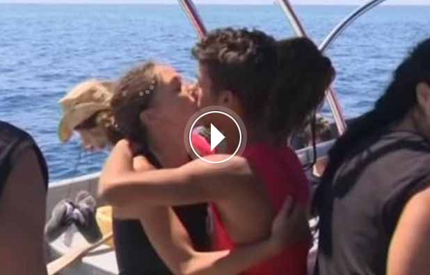 Moreno e Malena bacio isola dei famosi