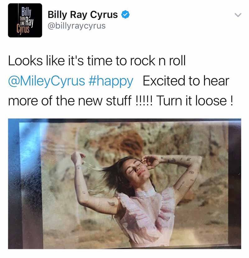 miley cyrus new music billy ray