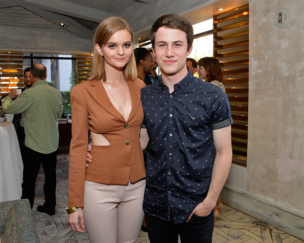 WEST HOLLYWOOD, CA - SEPTEMBER 17: (EXCLUSIVE COVERAGE) Actors Kerris Dorsey (L) and Dylan Minnette attend the BBC America BAFTA Los Angeles TV Tea Party 2016 at The London Hotel on September 17, 2016 in West Hollywood, California. (Photo by Kevork Djansezian/BAFTA LA/Getty Images for BAFTA LA)