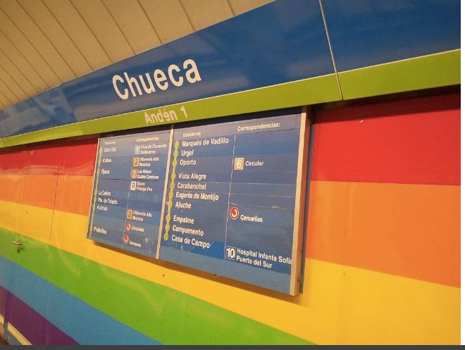 Netflix metro chueca madrid rainbow for gay world pride 3