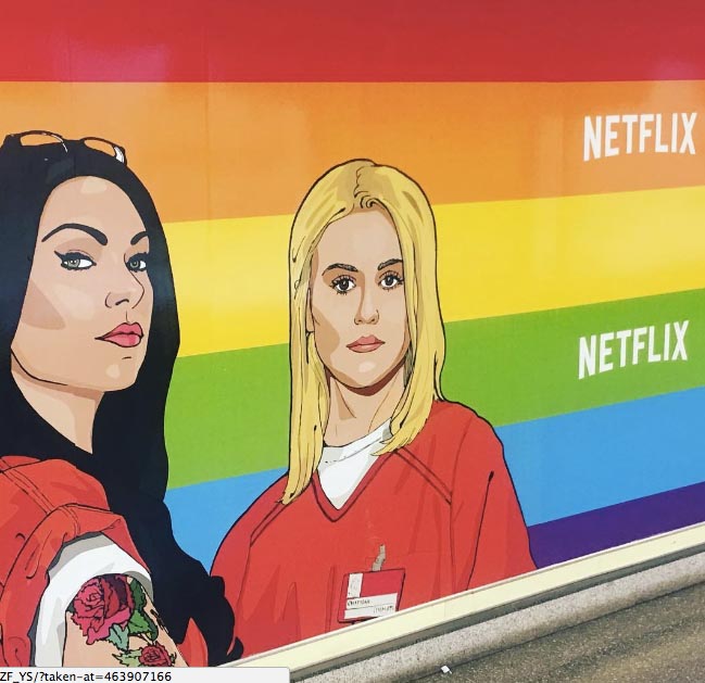 Netflix metro chueca madrid rainbow for gay world pride 4