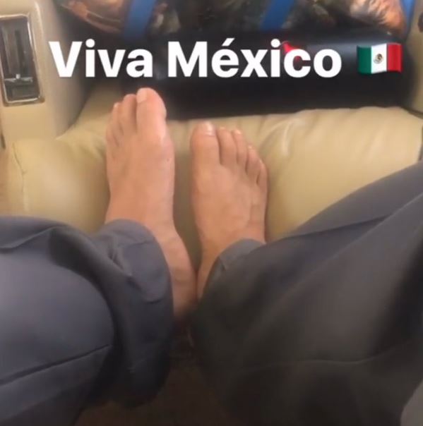 Maluma feet