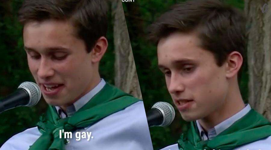 coming out high school video