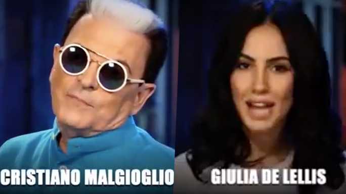 Cristiano Malgioglio e Giulia De Lellis