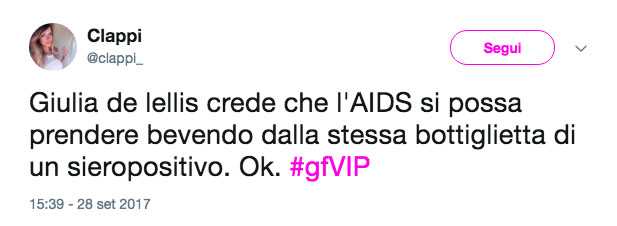 Giulia De Lellis AIDS 3