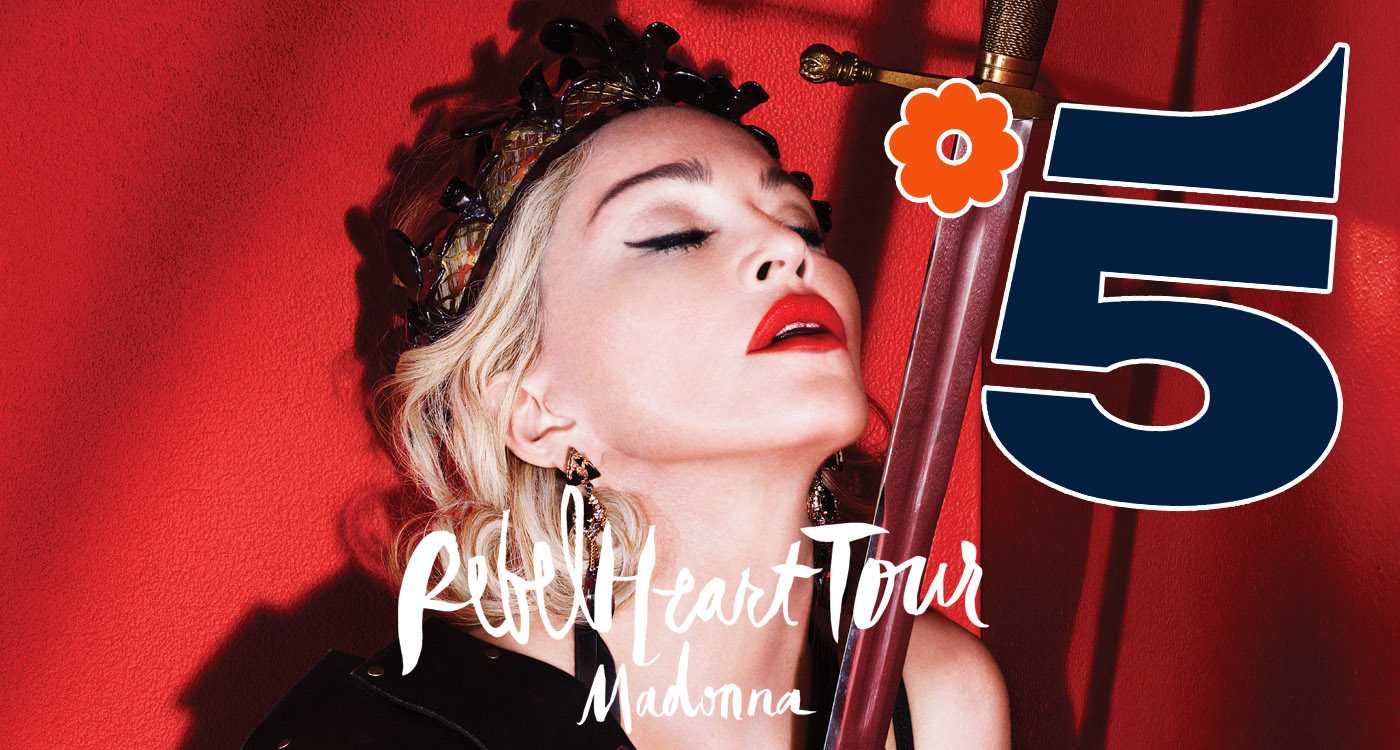 madonna canale 5 rebel heart tour