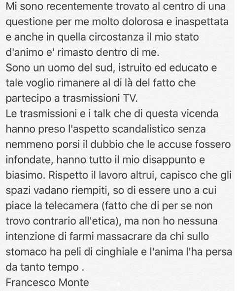 Francesco Monte Instagram Droga 2