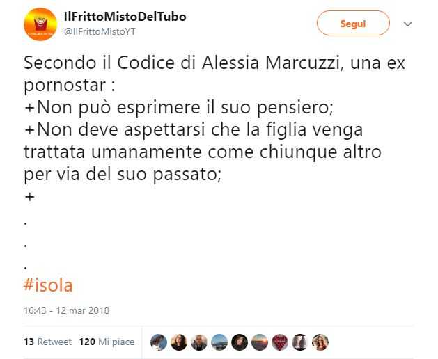 Alessia Marcuzzi Tweet (2)