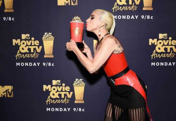 Lady Gaga MTV Movie & TV Awards Win 2