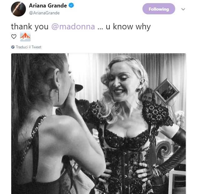 Ariana Grande e Madonna