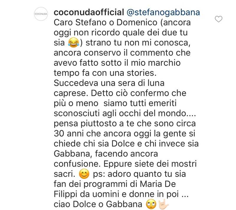 Coconuda Gabbana
