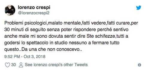 Lorenzo Crespi Denuncia 2