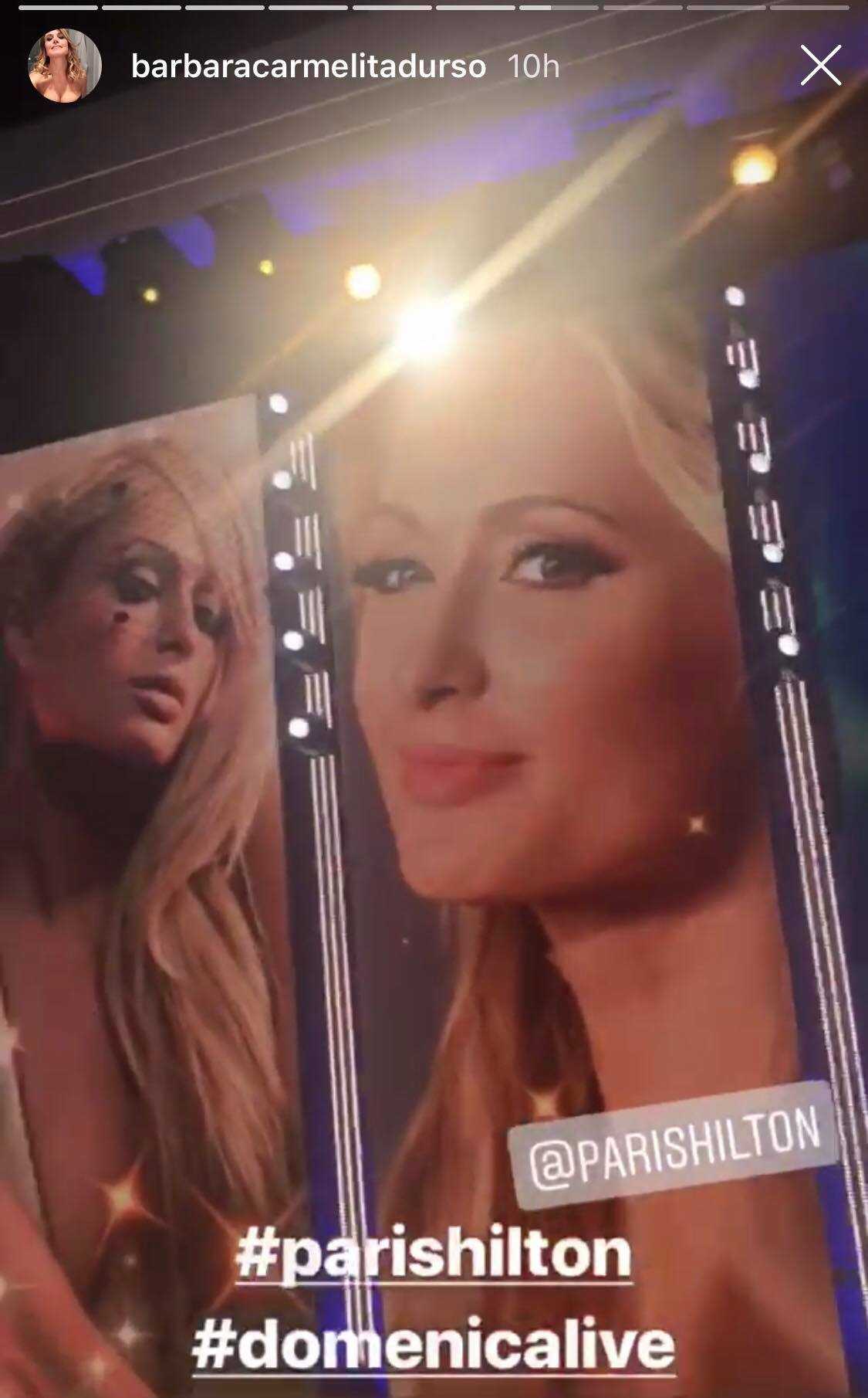 Paris Hilton Domenica Live 5