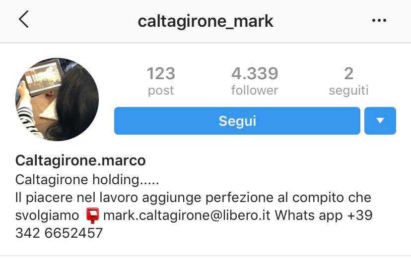 Mark Caltagirone Instagram