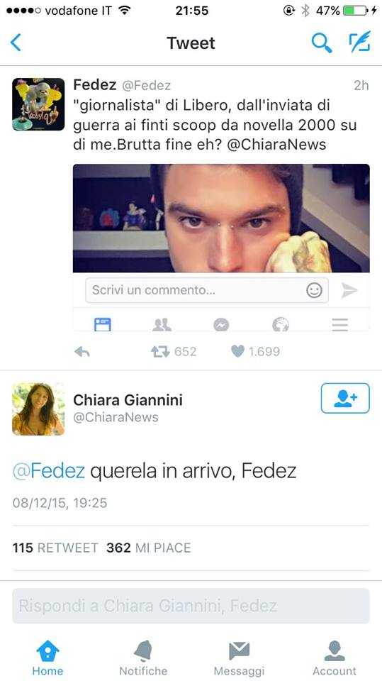 Fedez Chiara Giannini