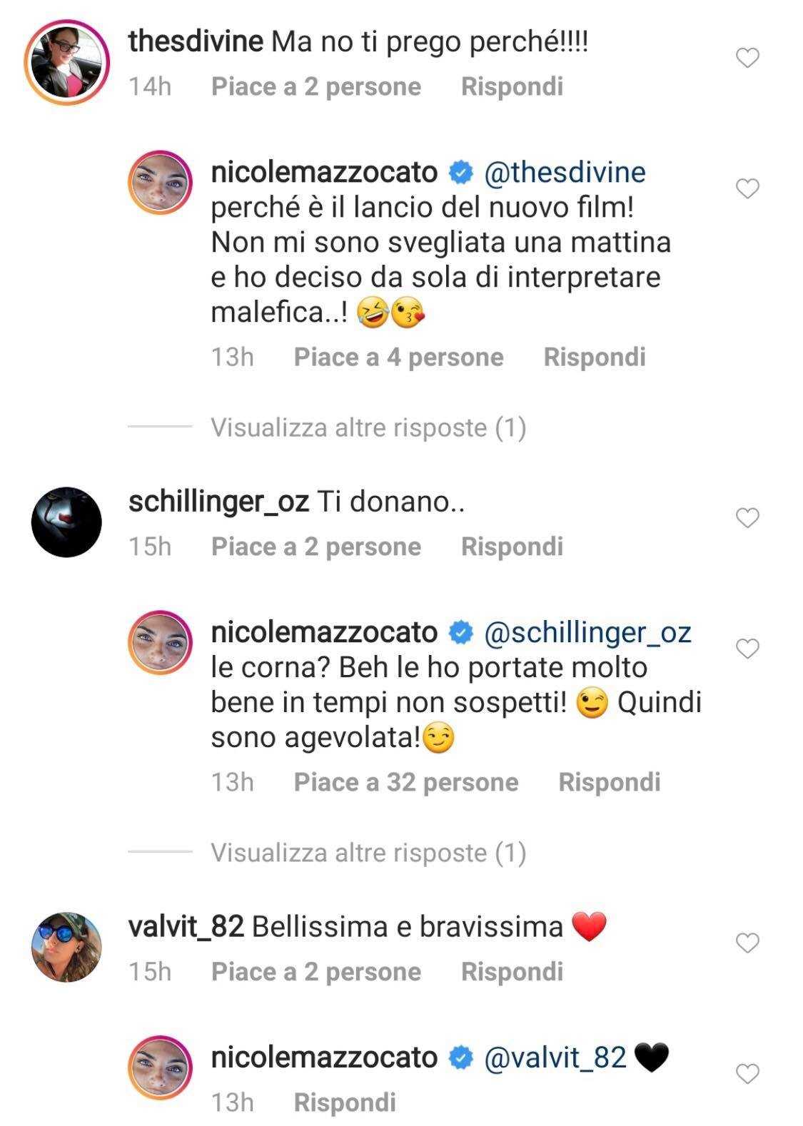 Nicole Mazzoccato corna Fabio Colloricchio