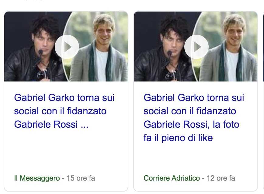 Gabriel Garko Gabriele Rossi gay outing