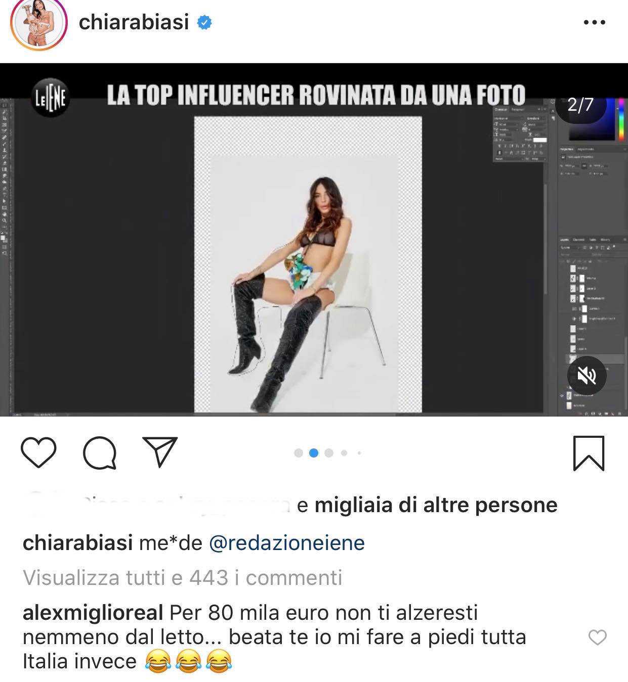 Chiara Biasi Le iene scherzo